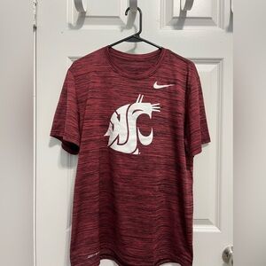 Nike Dri-Fit Velocity Legend Shirt Washington State Cougars Football Men's Large